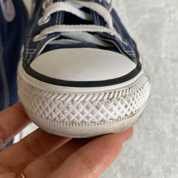 Converse Navy Blue High-Top Sneakers - Picture 5 of 10